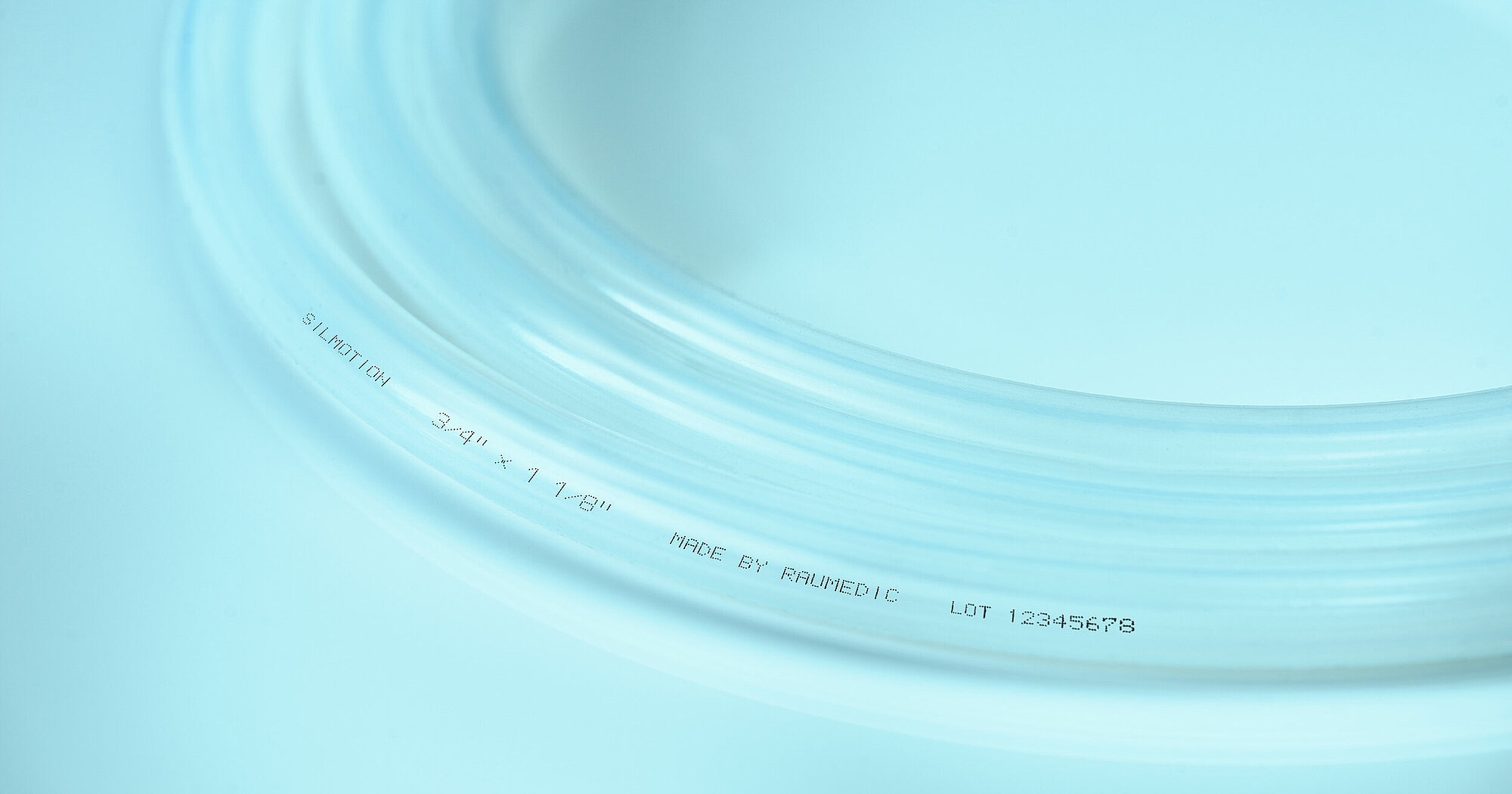 LEZ-SIL 60PTF Silikonschlauch - transparent; platinvernetzt; peroxidfrei;
